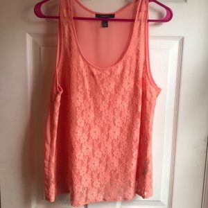 Floral patterned tank top Sz M